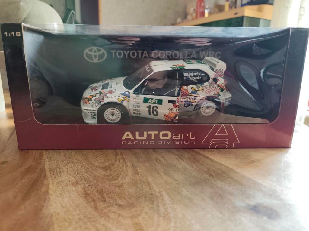 AUTOart Toyota Corolla WRC 1:18 modelauto, Hobby en Vrije tijd, Modelauto's | 1:18, Ophalen, Zo goed als nieuw, Auto, Autoart