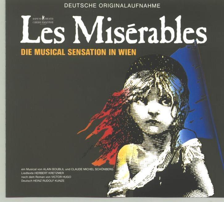 Les Miserables- 2CD- Wenen Cast 1988 - Nieuwstaat, Cd's en Dvd's, Cd's | Filmmuziek en Soundtracks, Zo goed als nieuw, Ophalen of Verzenden