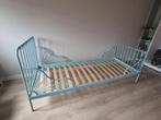 Meegroeibed, bed, kinderbed, grijsblauw, 80x200 cm, Huis en Inrichting, Slaapkamer | Bedden, Ophalen, Verstelbaar, Eenpersoons