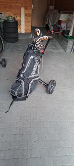 Te koop Golfset (linkshandig) plus trolley, Sport en Fitness, Golf, Ophalen, Gebruikt, Set