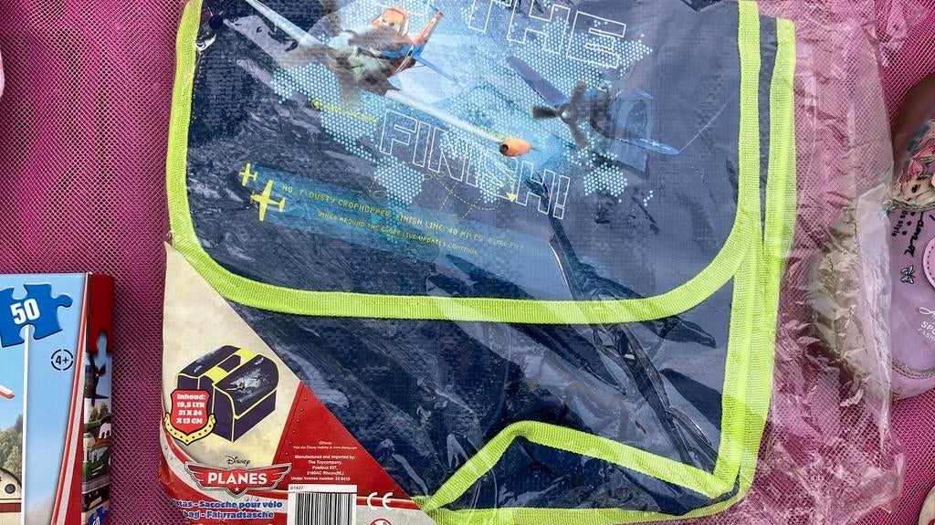 Planes Kinderfietstas, Fietsen en Brommers, Fietsaccessoires | Fietstassen, Ophalen of Verzenden, Zo goed als nieuw