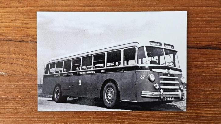 Foto BUS EDS Hoogeveen 87, Verzamelen, Spoorwegen en Tramwegen, Gebruikt, Bus of Metro, Overige typen, Verzenden