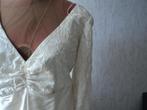 trouwjurk mt 52 zijde, Kleding | Dames, Trouwkleding en Trouwaccessoires, Ophalen of Verzenden, Zo goed als nieuw, Overige kleuren