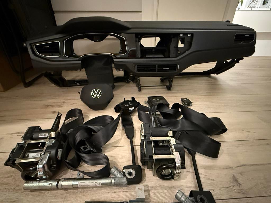 Airbag set Volkswagen Polo 2G R-line 2022, Auto-onderdelen, Interieur en Bekleding, Ophalen of Verzenden, Gebruikt, Volkswagen