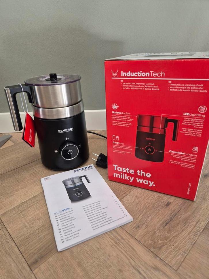 Melkopschuimer Severin Spuma 500 SM 3585, Witgoed en Apparatuur, Melkopschuimers, Nieuw, Elektrische melkopschuimer, Ophalen