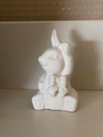 Keramiek beeldje konijn wit geglazuurd, Antiek en Kunst, Ophalen of Verzenden