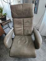 Hukla elektrische relax-/sta op-/ draai, stoel ., Ophalen, Gebruikt, Leer, 50 tot 75 cm