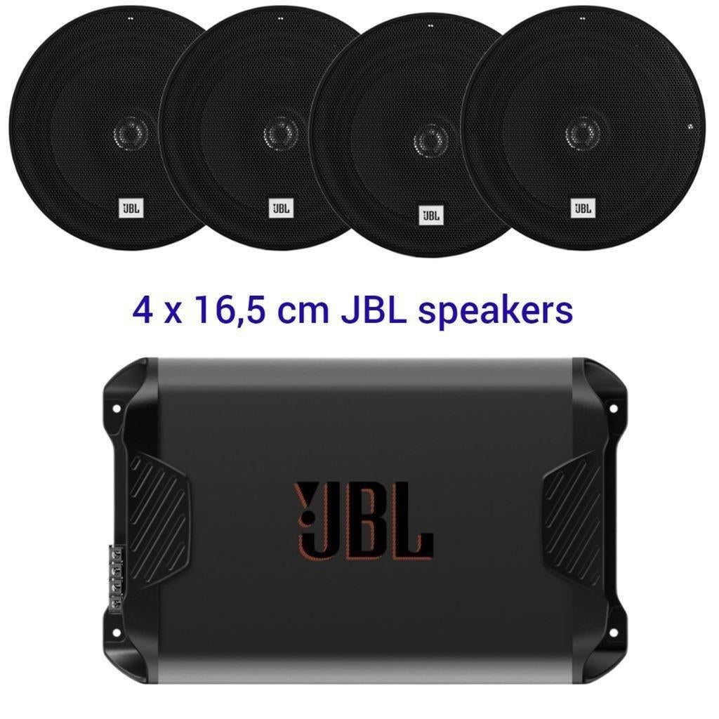 JBL Concert A704 versterker met 4 x 16,5 cm JBL speakers, Auto diversen, Autospeakers, ., Nieuw, Ophalen of Verzenden, .