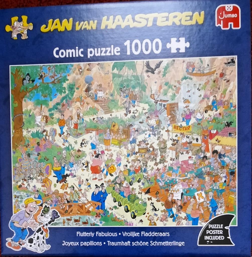 Jan van haasteren 1000 stukjes, Hobby en Vrije tijd, Ophalen, 500 t/m 1500 stukjes, Zo goed als nieuw