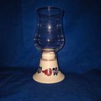 Zeer mooi Boerenbont Boch windlicht / kandelaar., Ophalen of Verzenden, Metaal, Minder dan 25 cm