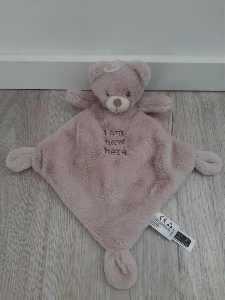 Nieuw! Knuffel knuffeldoekje nicotoy beer new here K8413, Ophalen of Verzenden, Zo goed als nieuw, Beer