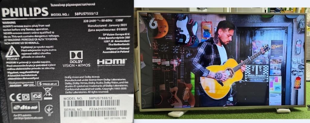 Samsung LG Philips Panasonic OK Telefunken DYON TV's DEFECT, 50 Hz, 100 cm of meer, Smart TV, Ophalen