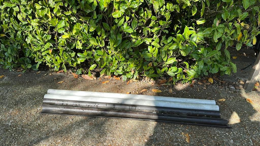 Stukken regenpijp gratis, Ophalen of Verzenden, Gebruikt, Minder dan 2 meter, 80 mm of meer