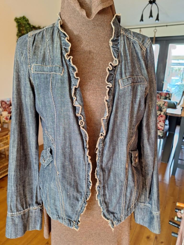 Spijkerjasje jasje maat 42 m l didi, Ophalen of Verzenden, Zo goed als nieuw, Maat 42/44 (L), Blauw