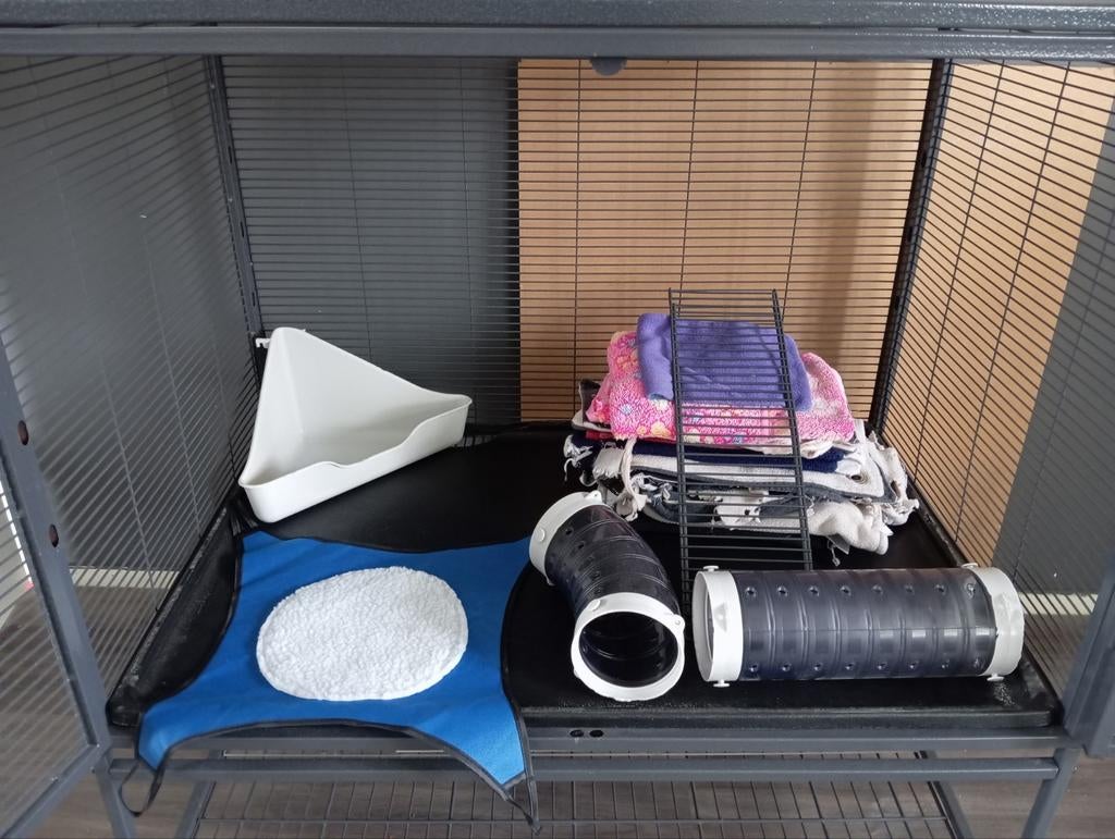 Midwest Critter Nation 161 + accesoires., Ophalen, Kooi, Gebruikt, 90 cm of meer