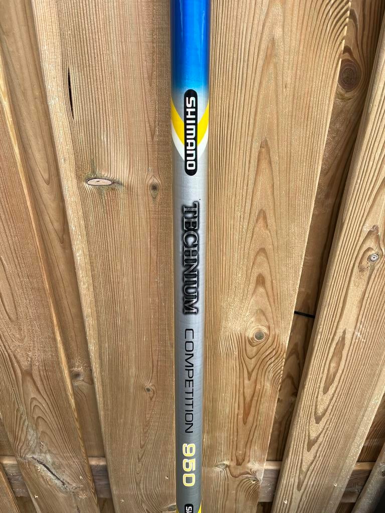 Shimano Technium vaste oversteek hengel 9.5 M, Ophalen of Verzenden, Zo goed als nieuw, Vaste hengel