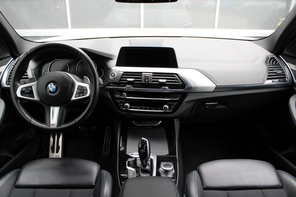 BMW X3 XDrive20d High Executive, Auto's, BMW, Automaat, Gebruikt, Zwart, Leder en Stof
