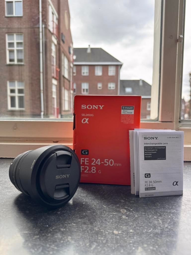 Sony FE 24-50mm F2.8 G (SEL2450G) – Nieuwstaat, Ophalen of Verzenden, Zo goed als nieuw, Standaardlens, Zoom