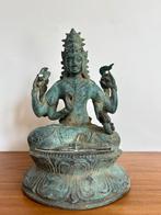 Prachtig oud Balineees bronzen beeld Lord Shiva Indonesie, Antiek en Kunst, Ophalen of Verzenden
