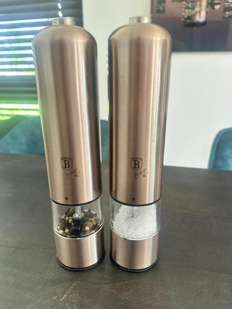 Berlinger Haus Peper en Zout Molen Rose Gold, Overige typen, Ophalen of Verzenden, Zo goed als nieuw, Overige materialen