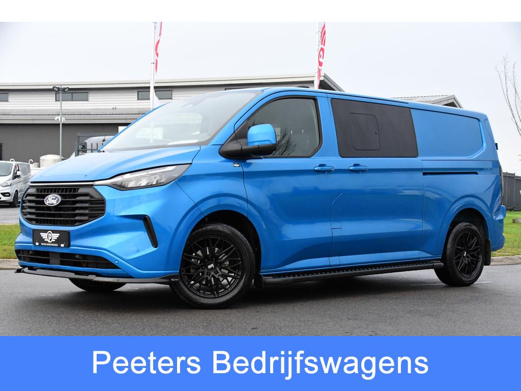 Ford Transit Custom 300 2.0 TDCI L2H1 Limited DC PB Edition, Auto's, Gebruikt, Euro 6, 4 cilinders, Origineel Nederlands
