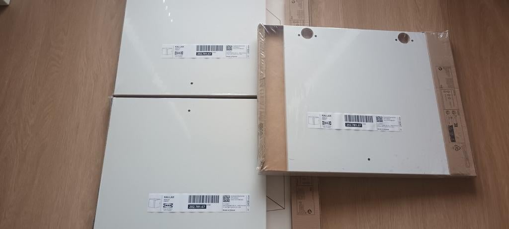 Ikea Kallax inzet met deur, Huis en Inrichting, Kasten | Boekenkasten, Ophalen, Minder dan 50 cm, Nieuw, Minder dan 100 cm