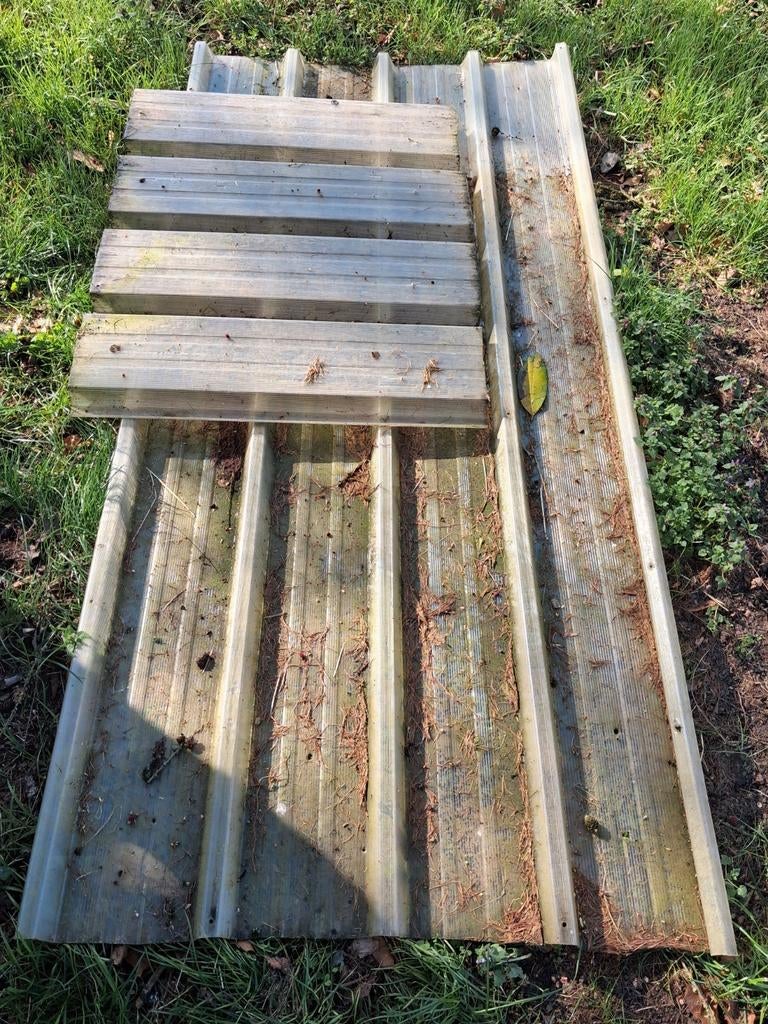 Golfplaat 2x. Ophalen in Twello., Ophalen, Kunststof, Zwart, Minder dan 5 m²