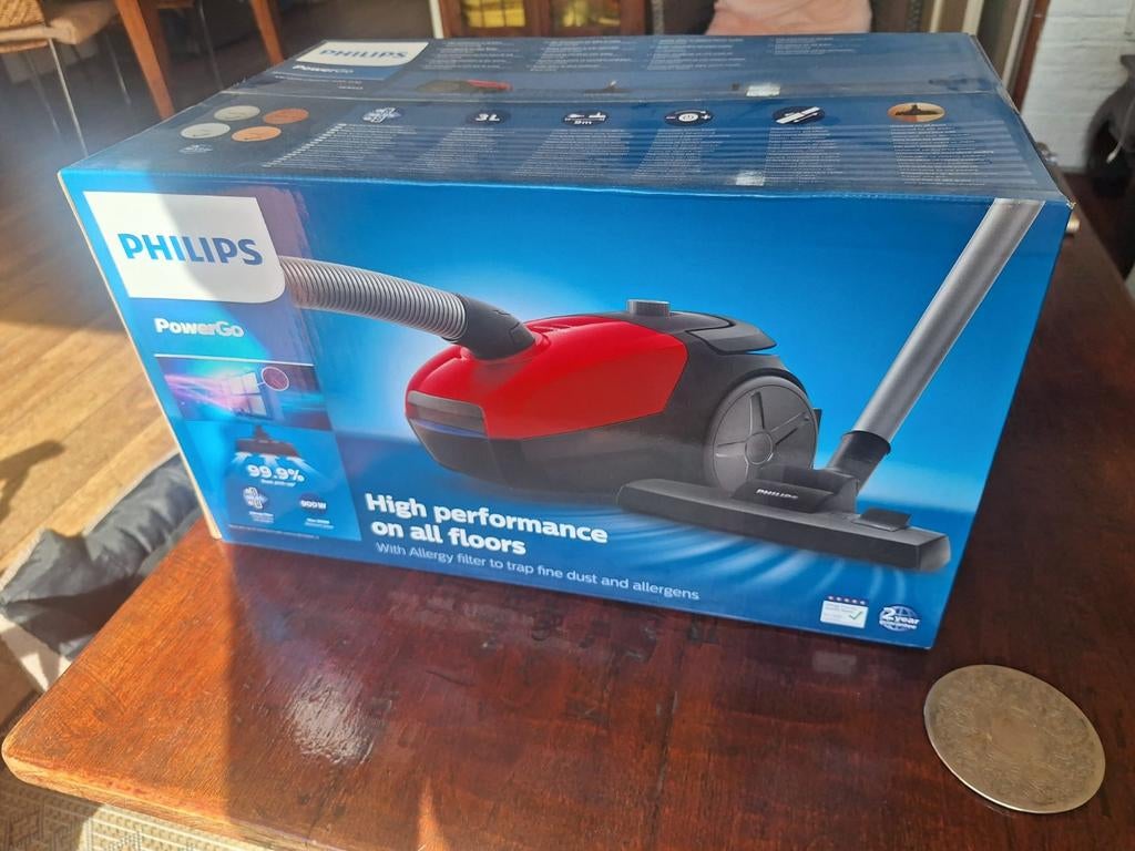 Philips Powergo FC8243 Stofzuiger - Nieuw in doos, Stofzuiger, Nieuw, Minder dan 1200 watt, Ophalen