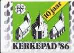 So284 sticker 10 jaar kerkepad 1986, Ophalen of Verzenden, Zo goed als nieuw, Sticker
