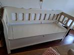 Mooie witte kerkbank met opbergruimte, Huis en Inrichting, Banken | Bankstellen, Ophalen, Gebruikt, 150 tot 200 cm, Tweepersoons