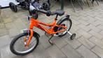 Puky Kinderfiets Oranje 18 inch met zijwieltjes, Fietsen en Brommers, Ophalen of Verzenden, Gebruikt, 16 tot 20 inch, Zijwieltjes