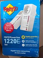 3x NIEUWE FRITZ!Powerline 1220E Set - Mag ook per stuk, Computers en Software, Powerlines, Ophalen of Verzenden, Nieuw