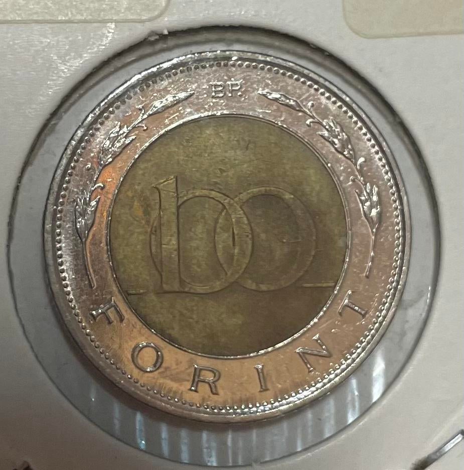 100 forint Hongarije 1997, Postzegels en Munten, Munten | Europa | Niet-Euromunten, Ophalen of Verzenden, Hongarije