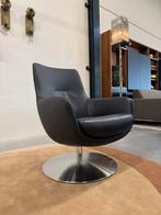 Nieuw Gealux Koraal Draaifauteuil Blauw leer Design stoel, Nieuw, Ophalen of Verzenden, Gealux, Jess Topform Conform