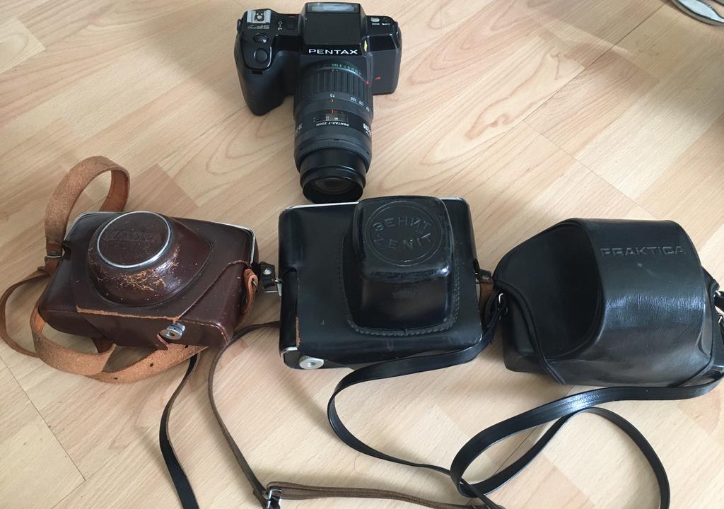 Vintage analog spiegelreflexcamera’s, Ophalen of Verzenden, Spiegelreflex, Overige Merken