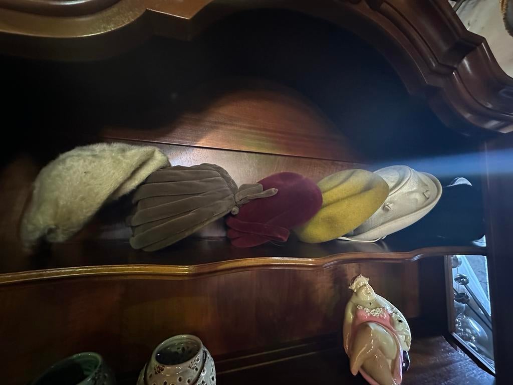 6 Dameshoeden Jaren '20-'30-'40 - Vintage Collectie, Kleding | Dames, Hoeden en Petten, Gedragen, Hoed, One size fits all, Ophalen of Verzenden