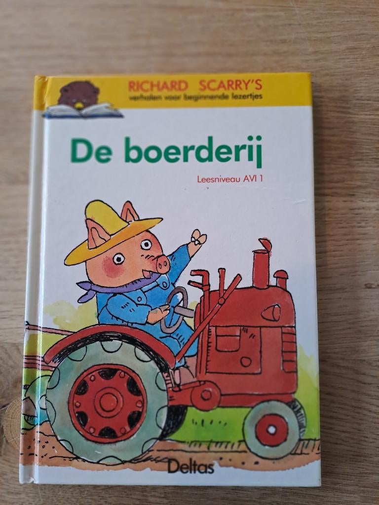 DE BOERDERIJ. RICHARD SCARRY. LEESNIVEAU AVI 1, Gelezen, 5 of 6 jaar, Fictie algemeen, Jongen of Meisje