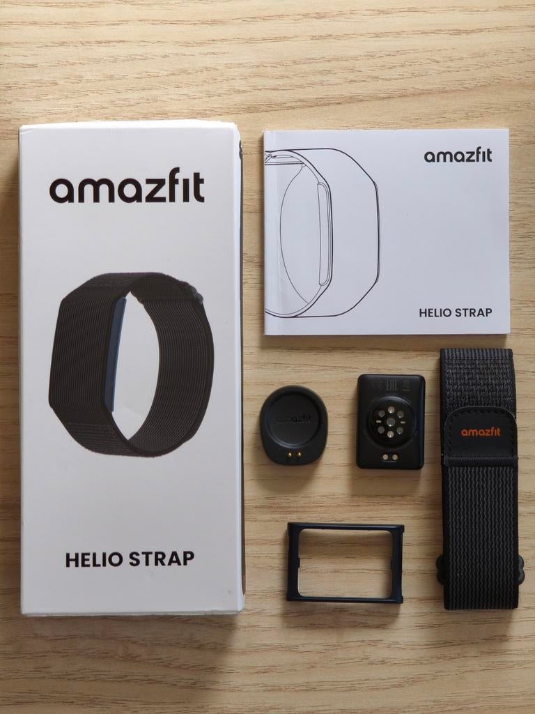 Amazfit helio strap, Sieraden, Tassen en Uiterlijk, Activity trackers, Ophalen of Verzenden, Zo goed als nieuw, Zwart