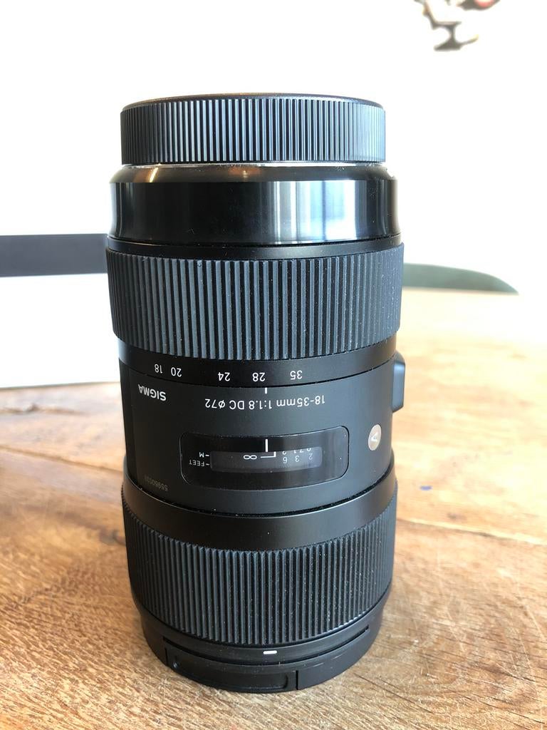 Sigma 18-35 F1.8 ART in canon EF mount, Ophalen of Verzenden, Zo goed als nieuw, Standaardlens