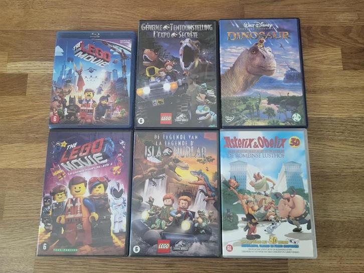 DVD-set: Lego films, Disney & Asterix, Cd's en Dvd's, Dvd's | Tekenfilms en Animatie, Zo goed als nieuw, Amerikaans, Overige typen