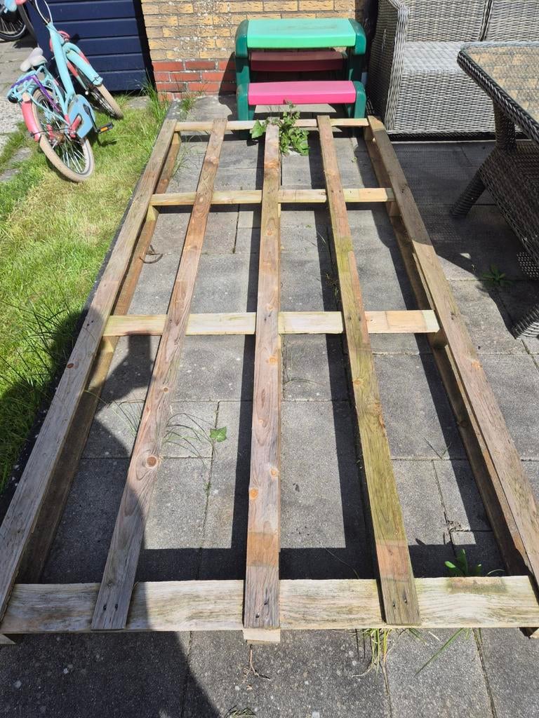 Gratis pallet, 1.20m x 2.60m, Doe-het-zelf en Verbouw, Hout en Planken, Ophalen of Verzenden