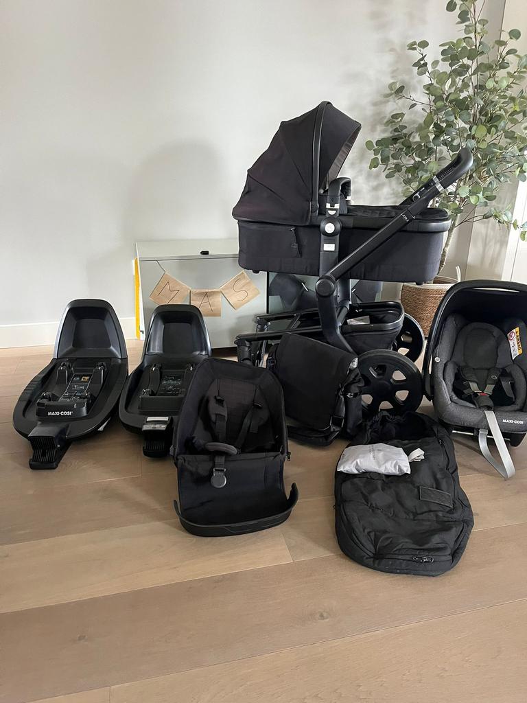 JOOLZ Day 3 kinderwagen zwart  + Maxicosi + 2X isofox base, Ophalen, Gebruikt, Overige merken