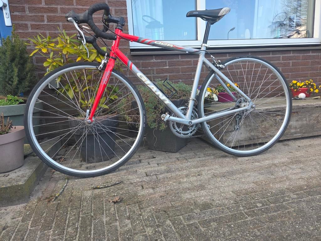 Giant Racefiets - 18 versnellingen, frame 50 cm, Fietsen en Brommers, Ophalen, Gebruikt, Aluminium, 49 tot 53 cm
