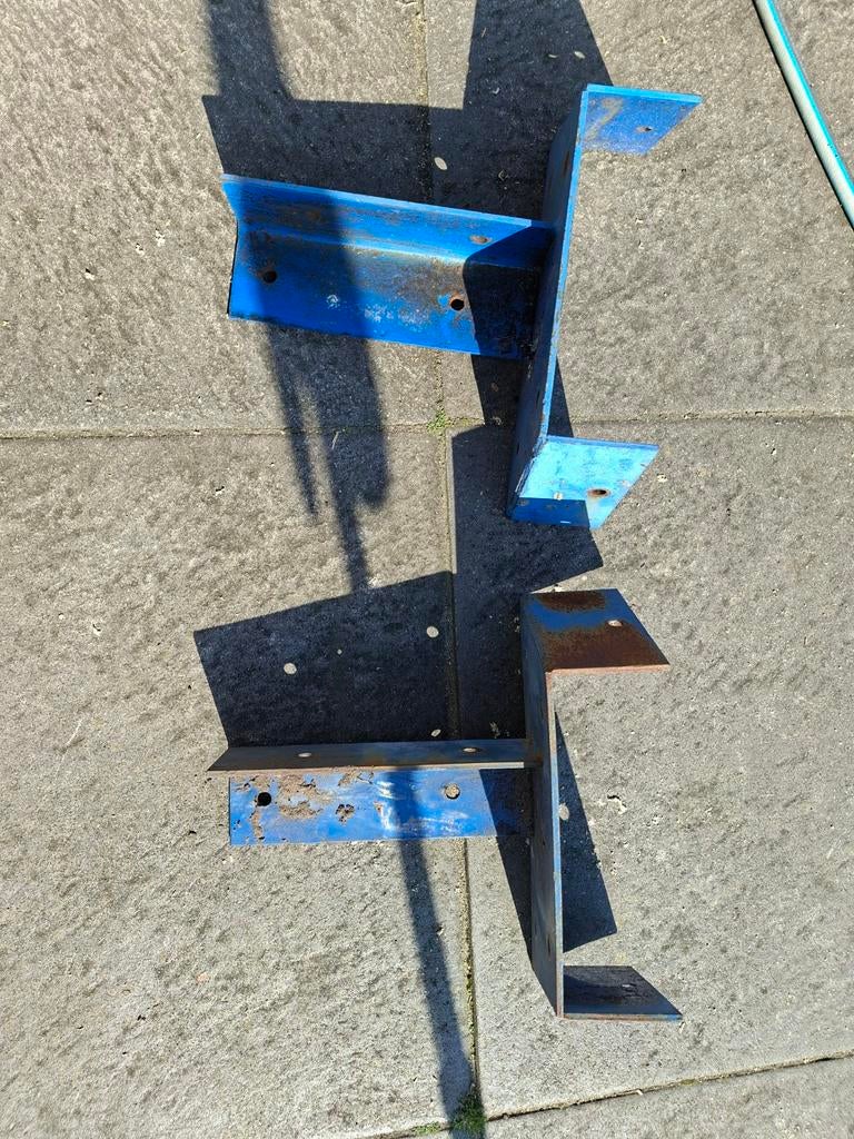 Stalen houders voor schommel, Kinderen en Baby's, Speelgoed | Buiten | Speeltoestellen, Ophalen, Gebruikt, Schommel