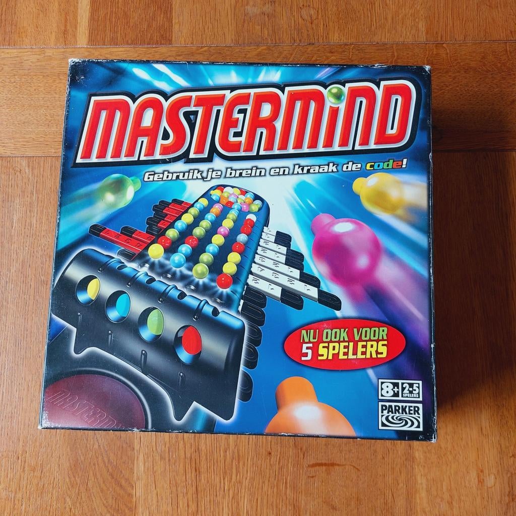 Mastermind  - Gebruik je brein en kraak de code!, Een of twee spelers, Ophalen of Verzenden, Gebruikt, Parker