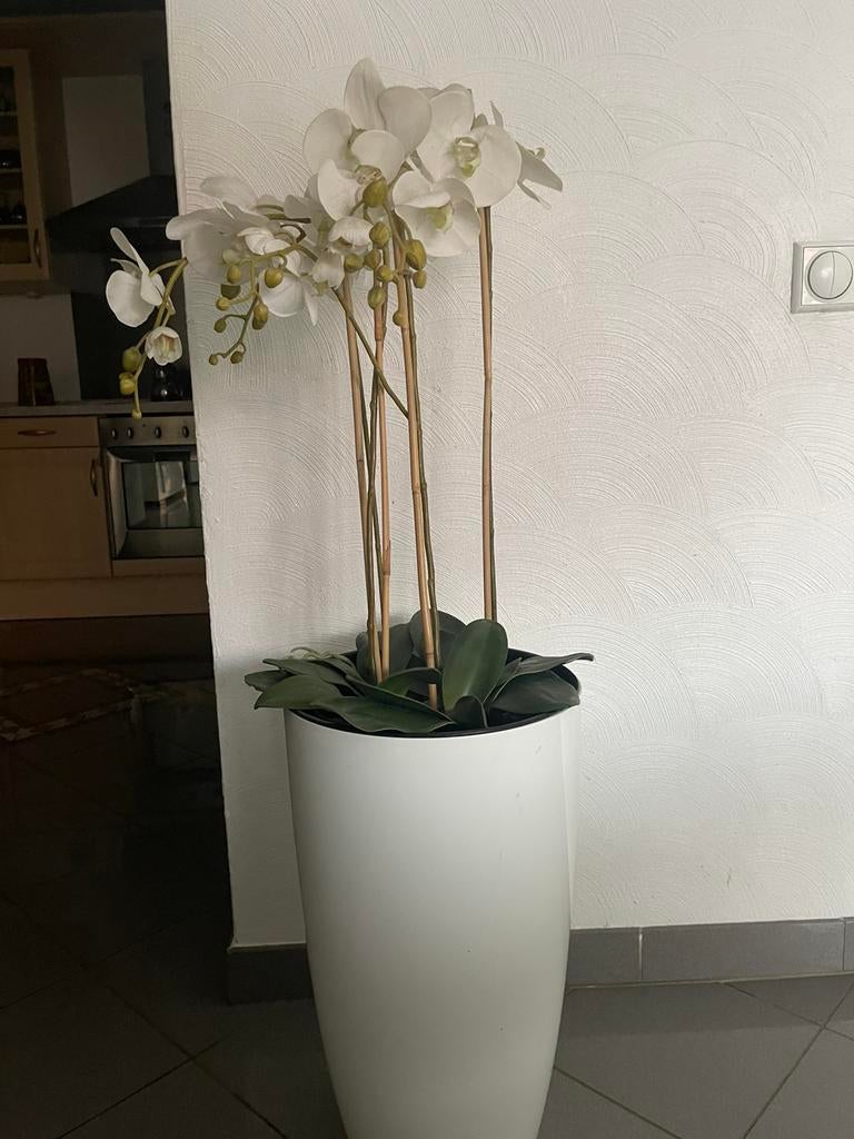 Kunst orchidee, Ophalen of Verzenden, Zo goed als nieuw
