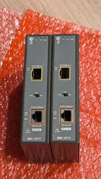 Set FS IMC-1F1T (2 stuks) media converter RJ45 - SFP POE, Ophalen of Verzenden