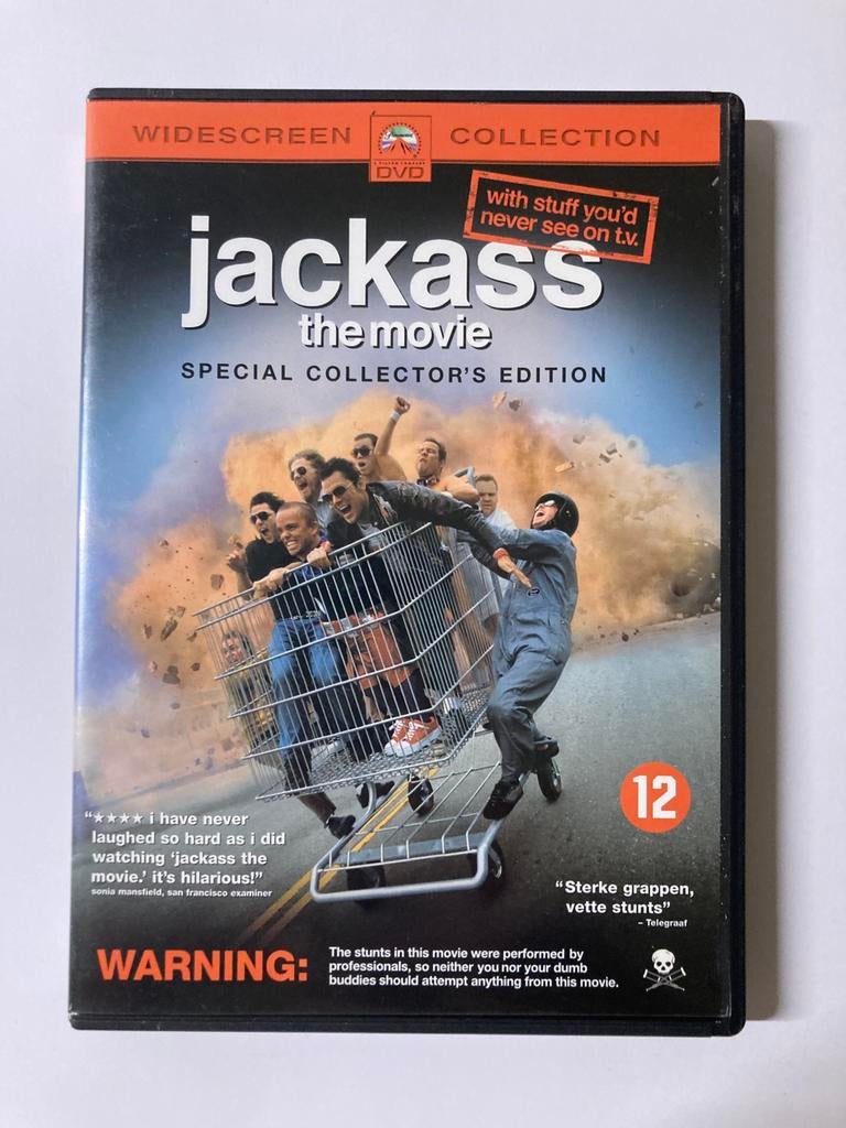 Jackass: The Movie, 2002 / DVD / Special Collector’s Edition, Vanaf 16 jaar, Ophalen of Verzenden, Zo goed als nieuw, Overige genres