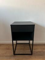Vikhammer IKEA nachtkastje zwart, Ophalen, Gebruikt, Minder dan 45 cm, Metaal of Aluminium