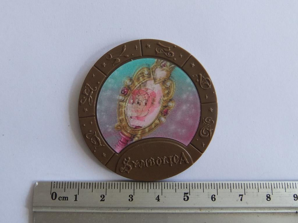 efteling  symbolicamunt  nr 3 paradijns handspiegel 5cm, Verzamelen, Efteling, Verzenden, Zo goed als nieuw, Overige typen